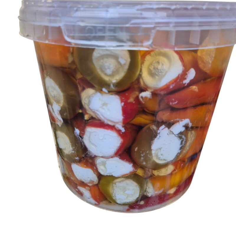 Täidetud paprikad fetajuustuga(KG)